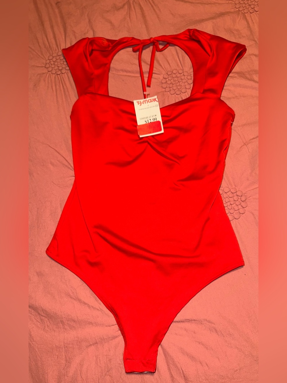 Red bodysuit